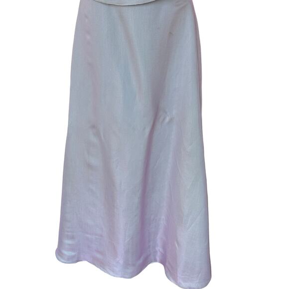 Vintage Jessica McClintock Gunne Sax Prom Dress Light Purple Iridescent Size 3 - Picture 6 of 11